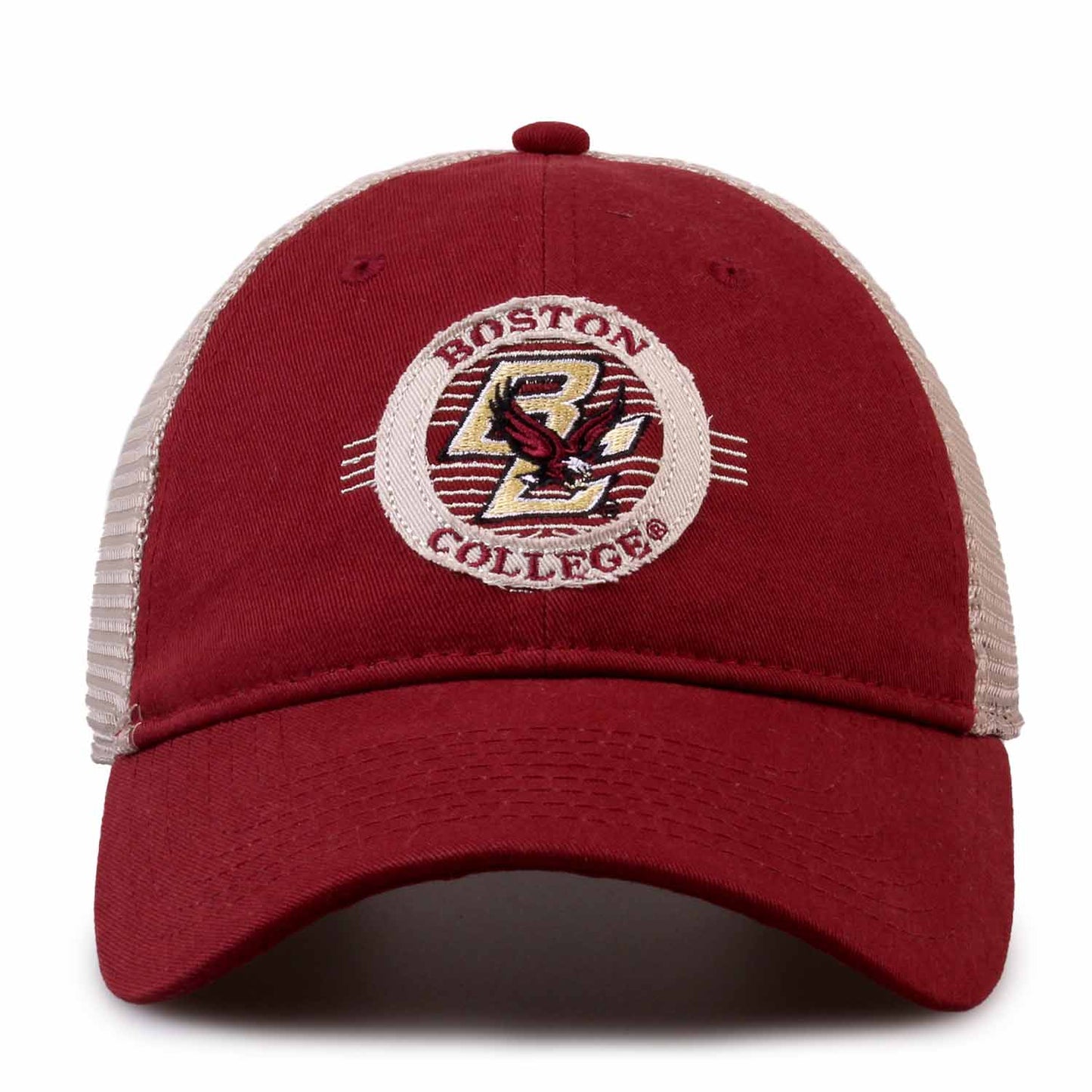 Boston College Eagles The Game NCAA  Patch Meshback Snapback Hat - Maroon