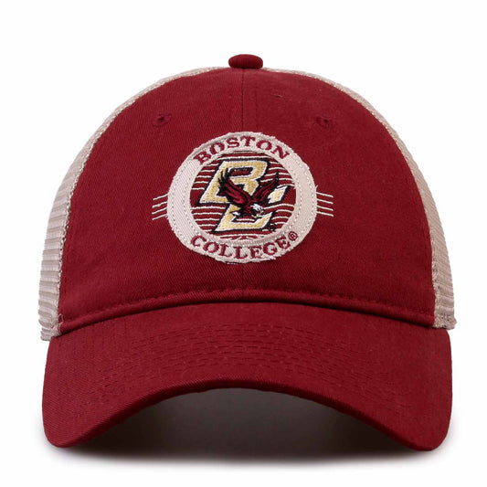 Boston College Eagles The Game NCAA  Patch Meshback Snapback Hat - Maroon