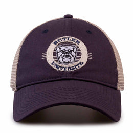 Butler Bulldogs The Game NCAA  Patch Meshback Snapback Hat - Navy