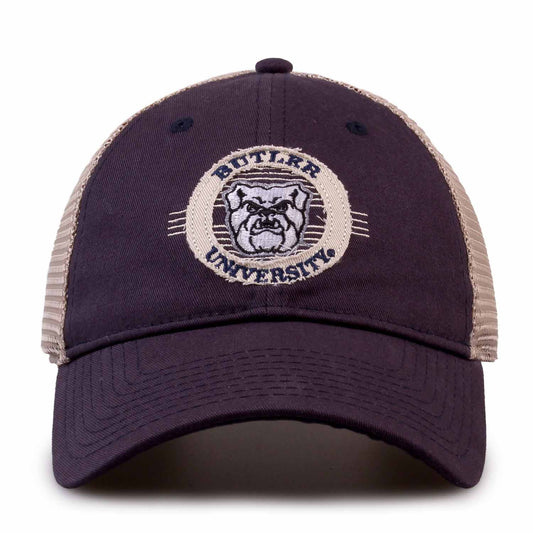Butler Bulldogs The Game NCAA  Patch Meshback Snapback Hat - Navy