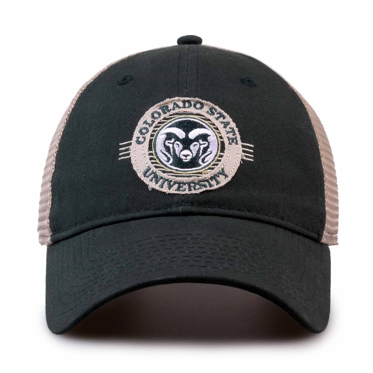 Colorado State Rams The Game NCAA  Patch Meshback Snapback Hat - Green