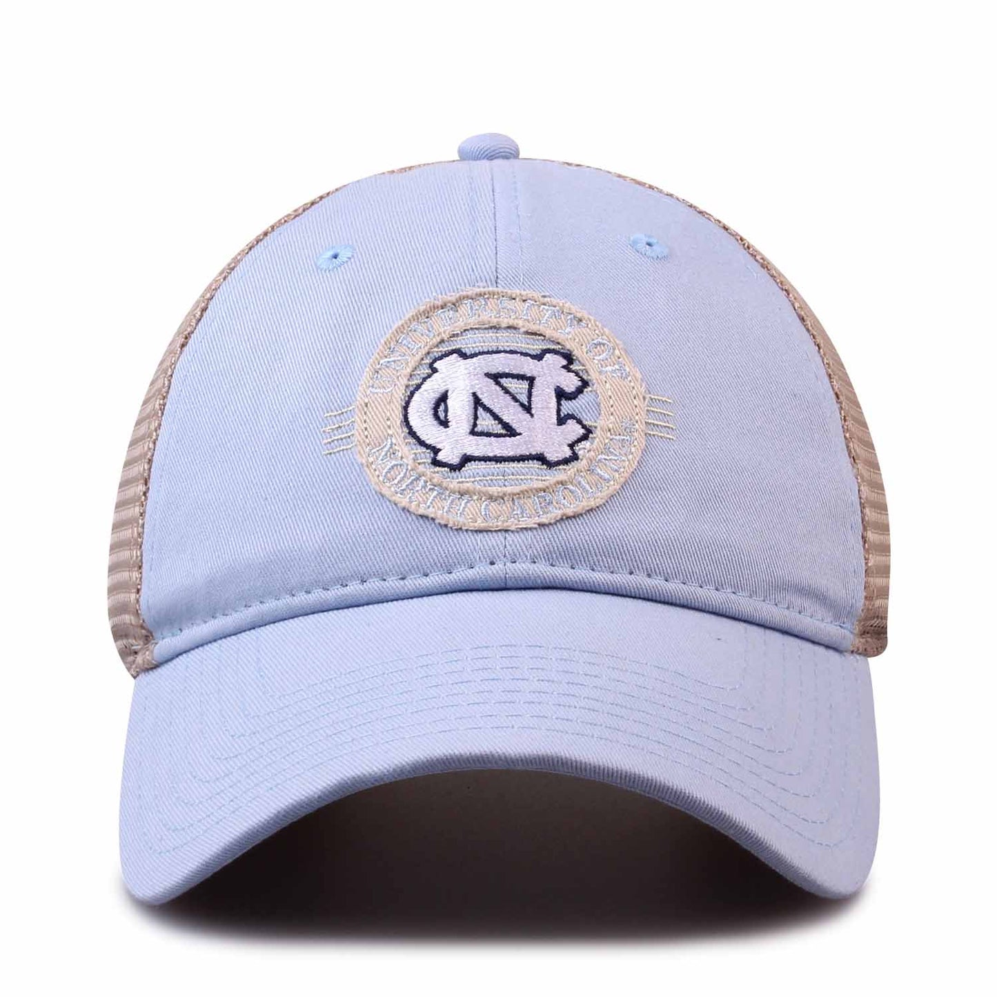North Carolina Tar Heels The Game NCAA  Patch Meshback Snapback Hat - Carolina Blue