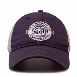 Old Dominion Monarchs The Game NCAA  Patch Meshback Snapback Hat - Navy