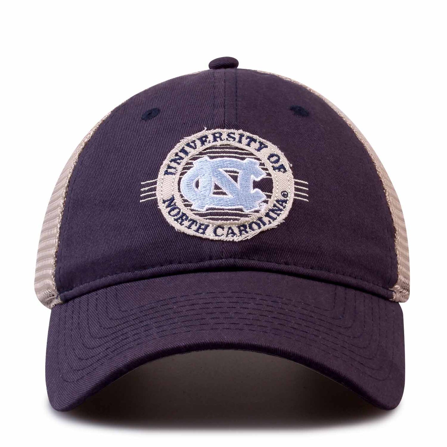 North Carolina Tar Heels The Game NCAA  Patch Meshback Snapback Hat - Navy