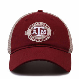 Texas A&M Aggies The Game NCAA  Patch Meshback Snapback Hat - Maroon