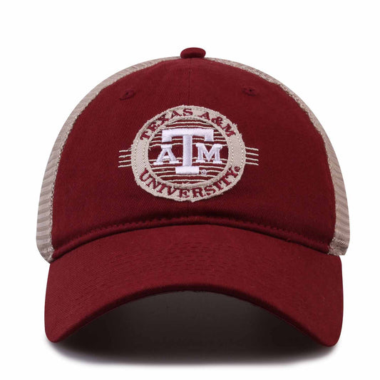 Texas A&M Aggies The Game NCAA  Patch Meshback Snapback Hat - Maroon