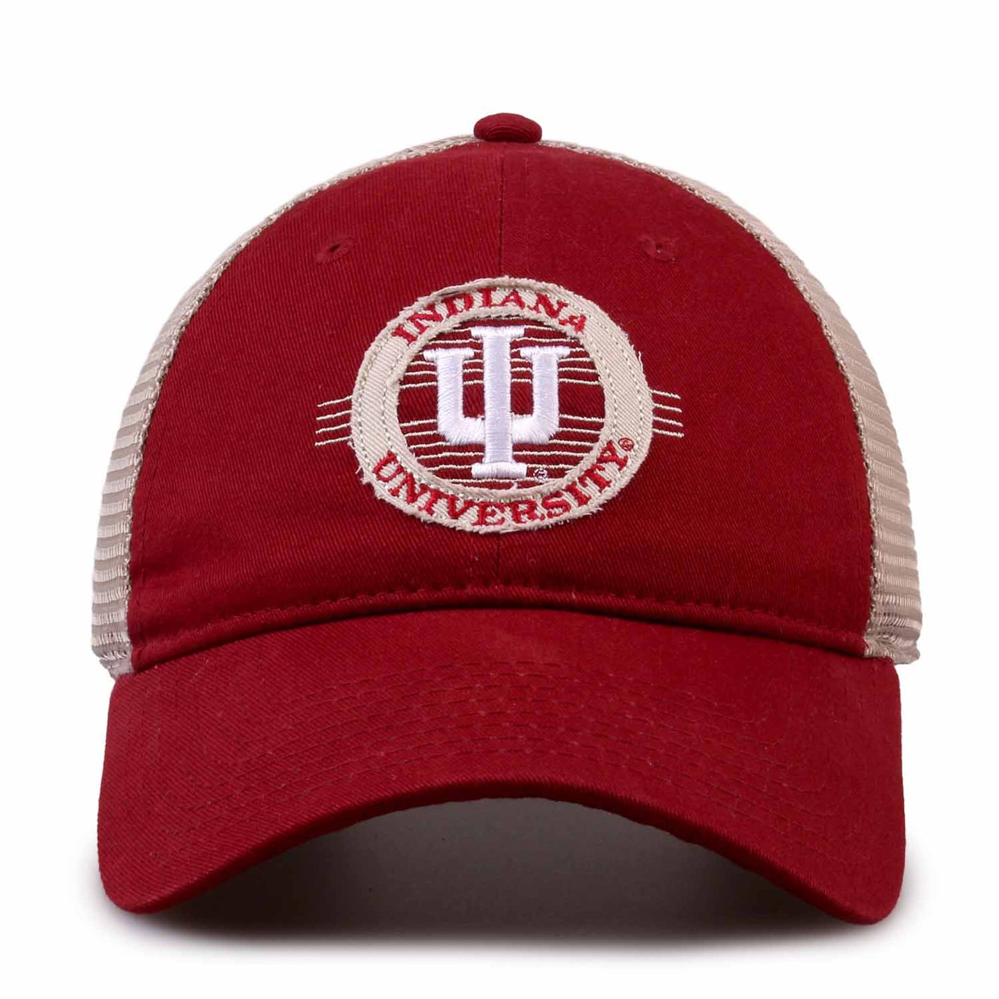 Indiana Hoosiers The Game NCAA  Patch Meshback Snapback Hat - Cardinal
