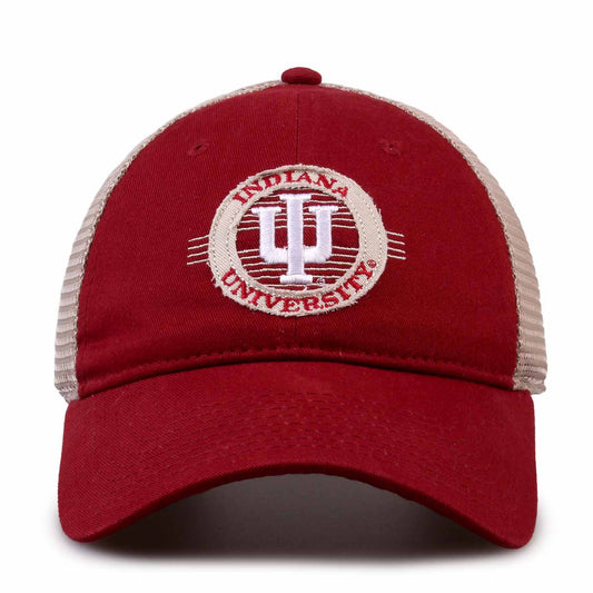Indiana Hoosiers The Game NCAA  Patch Meshback Snapback Hat - Cardinal