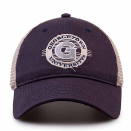Georgetown Hoyas The Game NCAA  Patch Meshback Snapback Hat - Navy