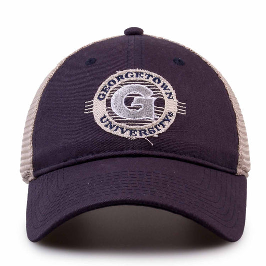 Georgetown Hoyas The Game NCAA  Patch Meshback Snapback Hat - Navy