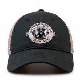 Hawaii Rainbow Warriors The Game NCAA  Patch Meshback Snapback Hat - Green