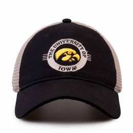 Iowa Hawkeyes The Game NCAA  Patch Meshback Snapback Hat - Black