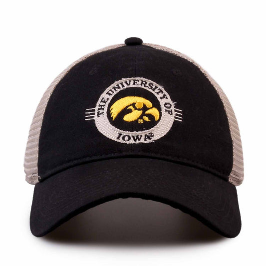 Iowa Hawkeyes The Game NCAA  Patch Meshback Snapback Hat - Black