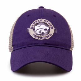 Kansas State Wildcats The Game NCAA  Patch Meshback Snapback Hat - Purple