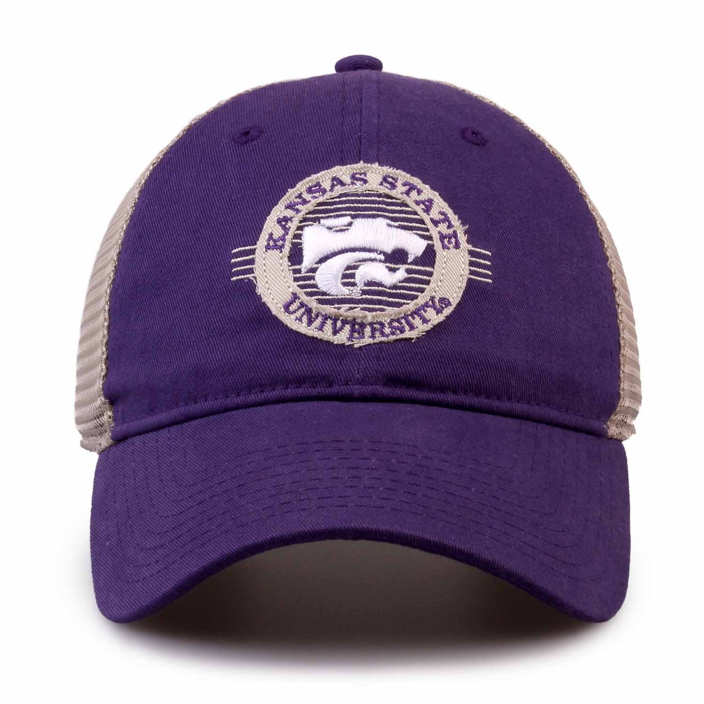 Kansas State Wildcats The Game NCAA  Patch Meshback Snapback Hat - Purple