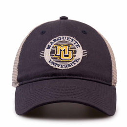 Marquette Golden Eagles The Game NCAA  Patch Meshback Snapback Hat - Navy