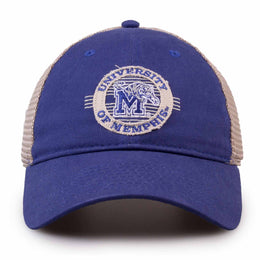 Memphis  Tigers The Game NCAA Memphis Tigers Patch Meshback Snapback Hat - Royal