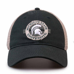 Michigan State Spartans The Game NCAA  Patch Meshback Snapback Hat - Green