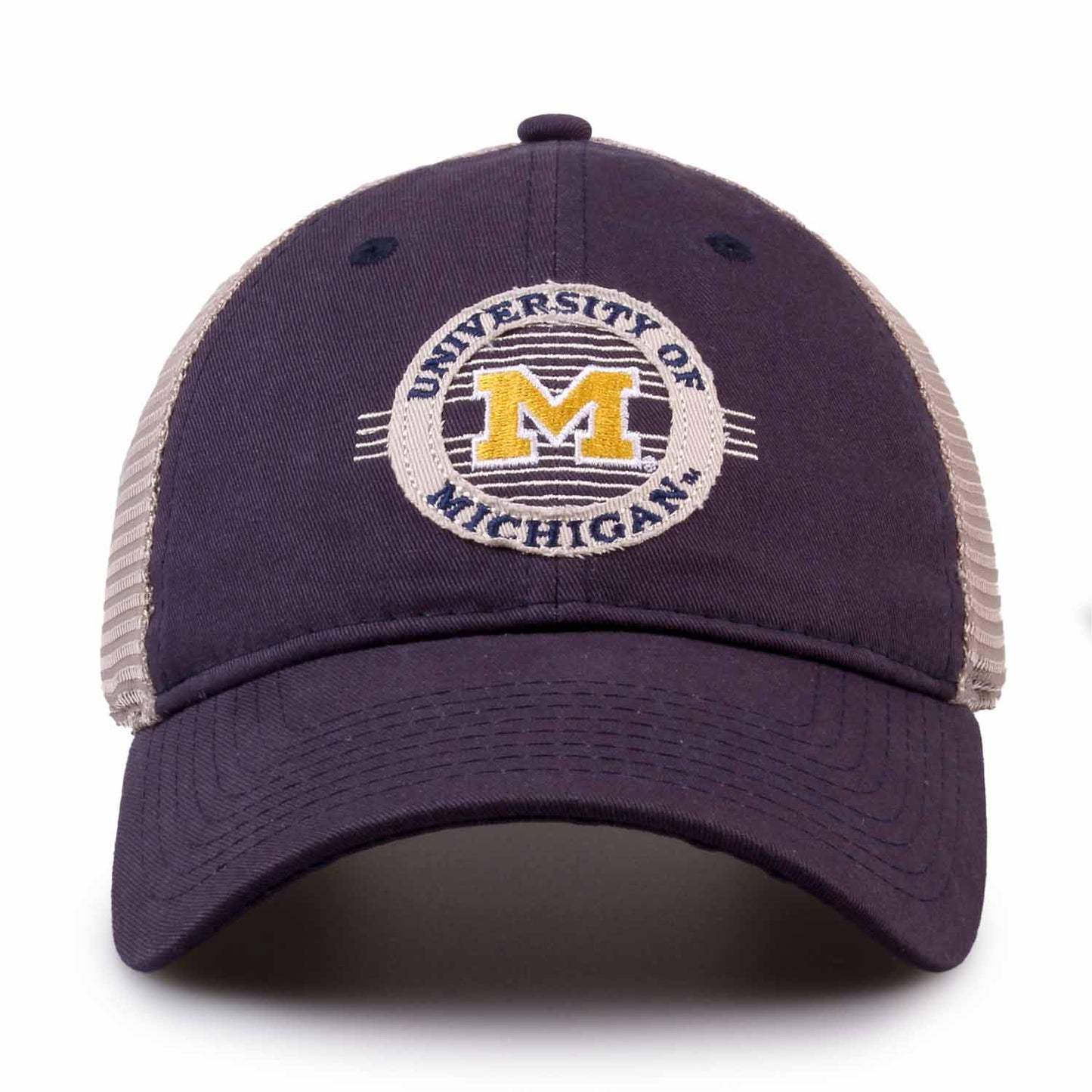 Michigan Wolverines The Game NCAA  Patch Meshback Snapback Hat - Navy
