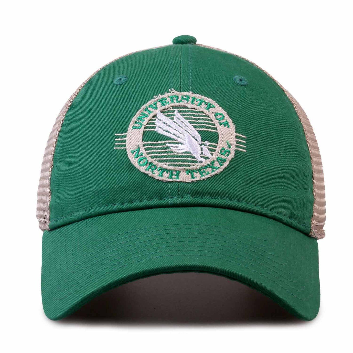 North Texas Mean Green The Game NCAA  Patch Meshback Snapback Hat - Kelly Green