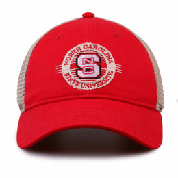 NC State Wolfpack The Game NCAA  Patch Meshback Snapback Hat - Red