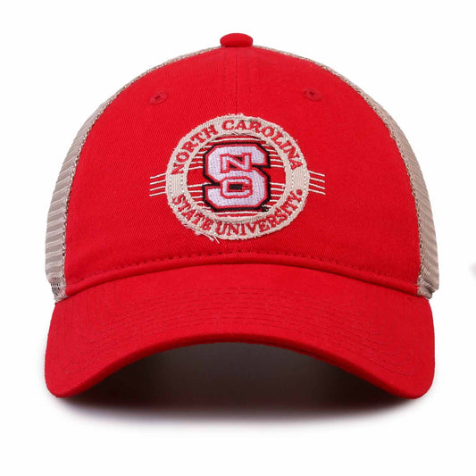 NC State Wolfpack The Game NCAA  Patch Meshback Snapback Hat - Red
