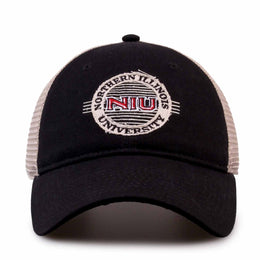 Northern Illinois Huskies The Game NCAA  Patch Meshback Snapback Hat - Black