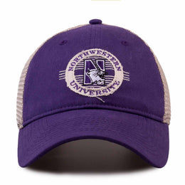 Northwestern Wildcats The Game NCAA  Patch Meshback Snapback Hat - Purple