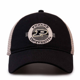 Purdue Boilermakers The Game NCAA  Patch Meshback Snapback Hat - Purple