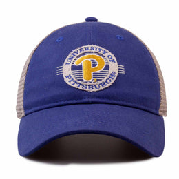 Pitt Panthers The Game NCAA Pittsburgh Panthers Patch Meshback Snapback Hat - Royal