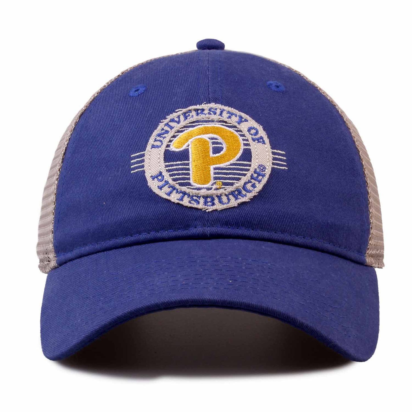 Pitt Panthers The Game NCAA Pittsburgh Panthers Patch Meshback Snapback Hat - Royal