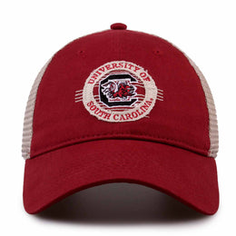 South Carolina Gamecocks The Game NCAA  Patch Meshback Snapback Hat - Cardinal