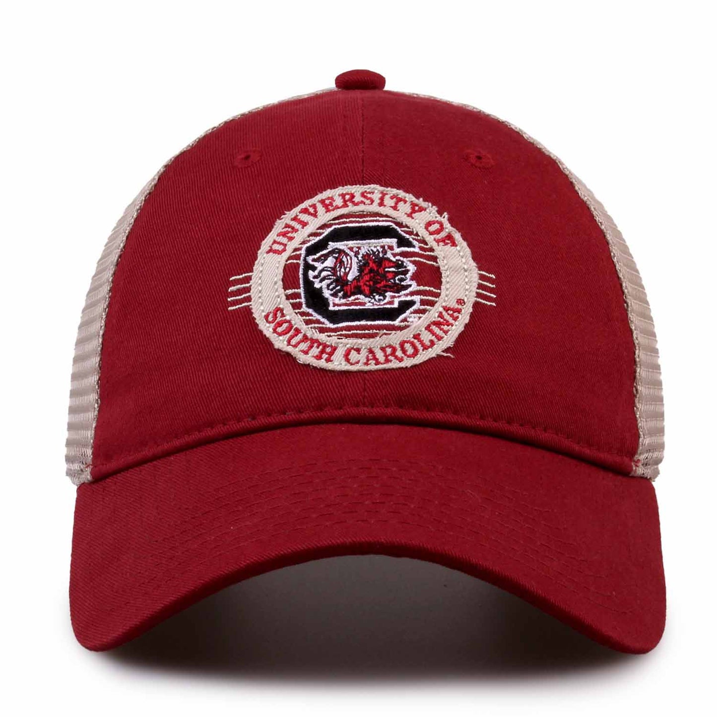South Carolina Gamecocks The Game NCAA  Patch Meshback Snapback Hat - Cardinal