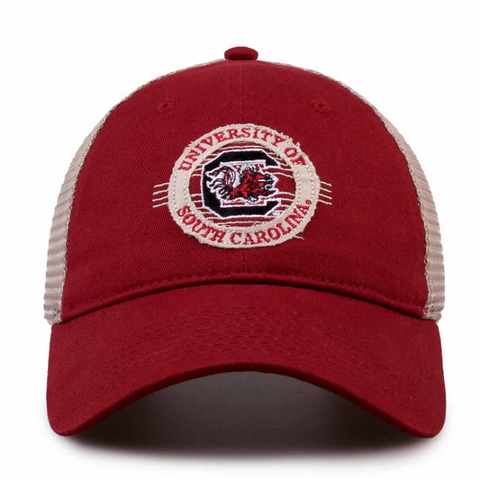 South Carolina Gamecocks The Game NCAA  Patch Meshback Snapback Hat - Cardinal