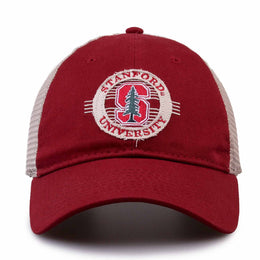 Stanford Cardinal The Game NCAA  Patch Meshback Snapback Hat - Cardinal