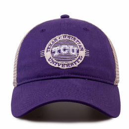 TCU Horned Frogs The Game NCAA  Patch Meshback Snapback Hat - Purple