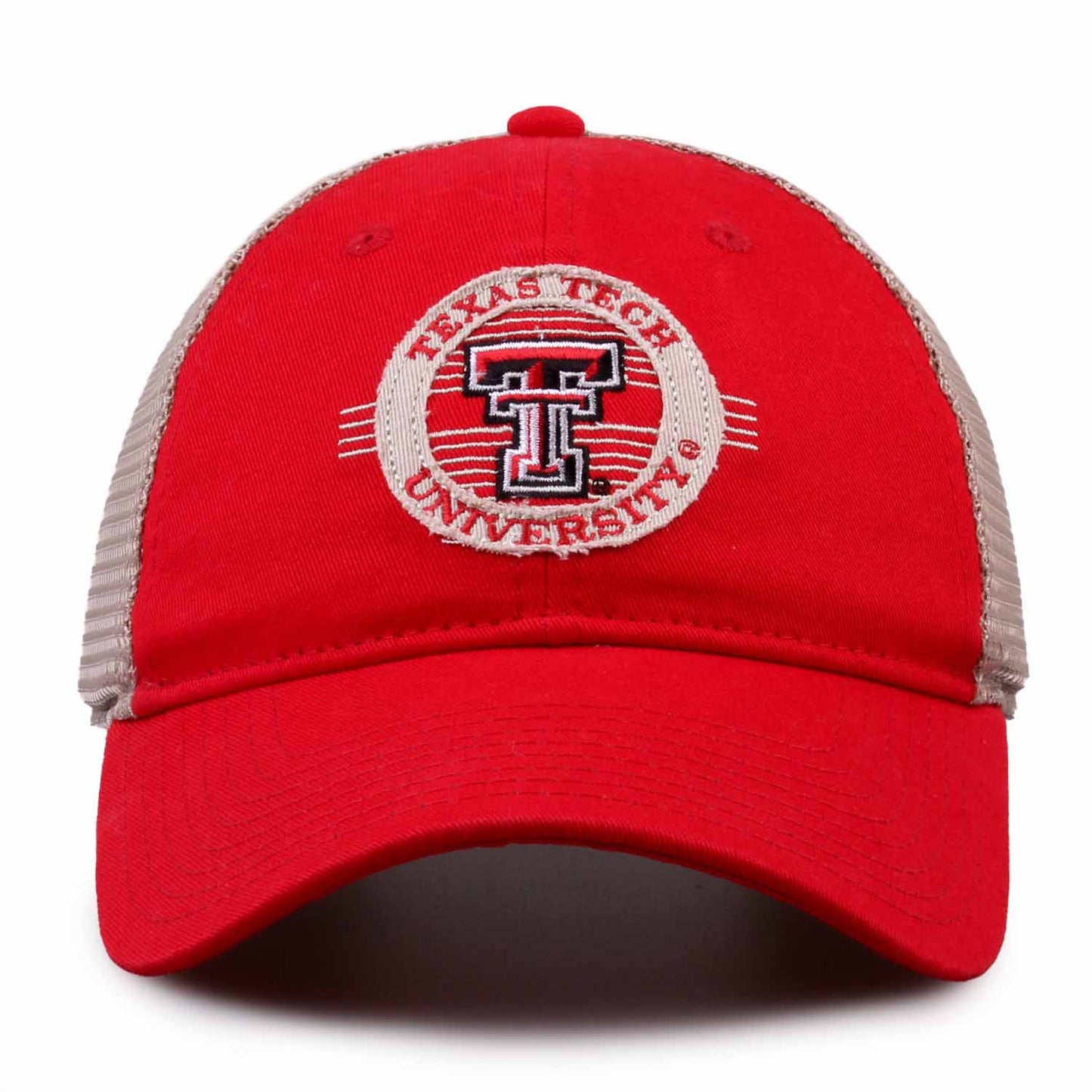 Texas Tech Red Raiders The Game NCAA  Patch Meshback Snapback Hat - Red