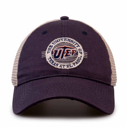 UTEP Miners The Game NCAA  Patch Meshback Snapback Hat - Navy