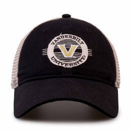 Vanderbilt Commodores The Game NCAA  Patch Meshback Snapback Hat - Black