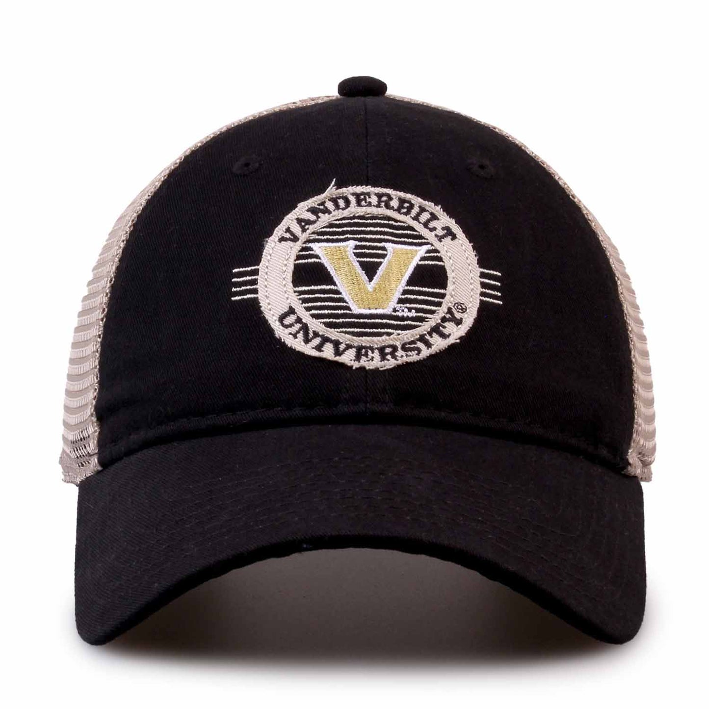 Vanderbilt Commodores The Game NCAA  Patch Meshback Snapback Hat - Black