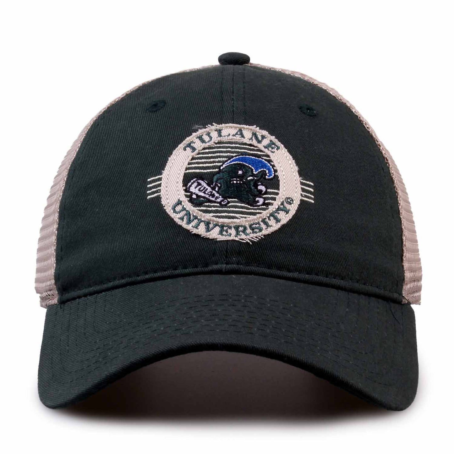 Tulane Green Wave The Game NCAA  Patch Meshback Snapback Hat - Green