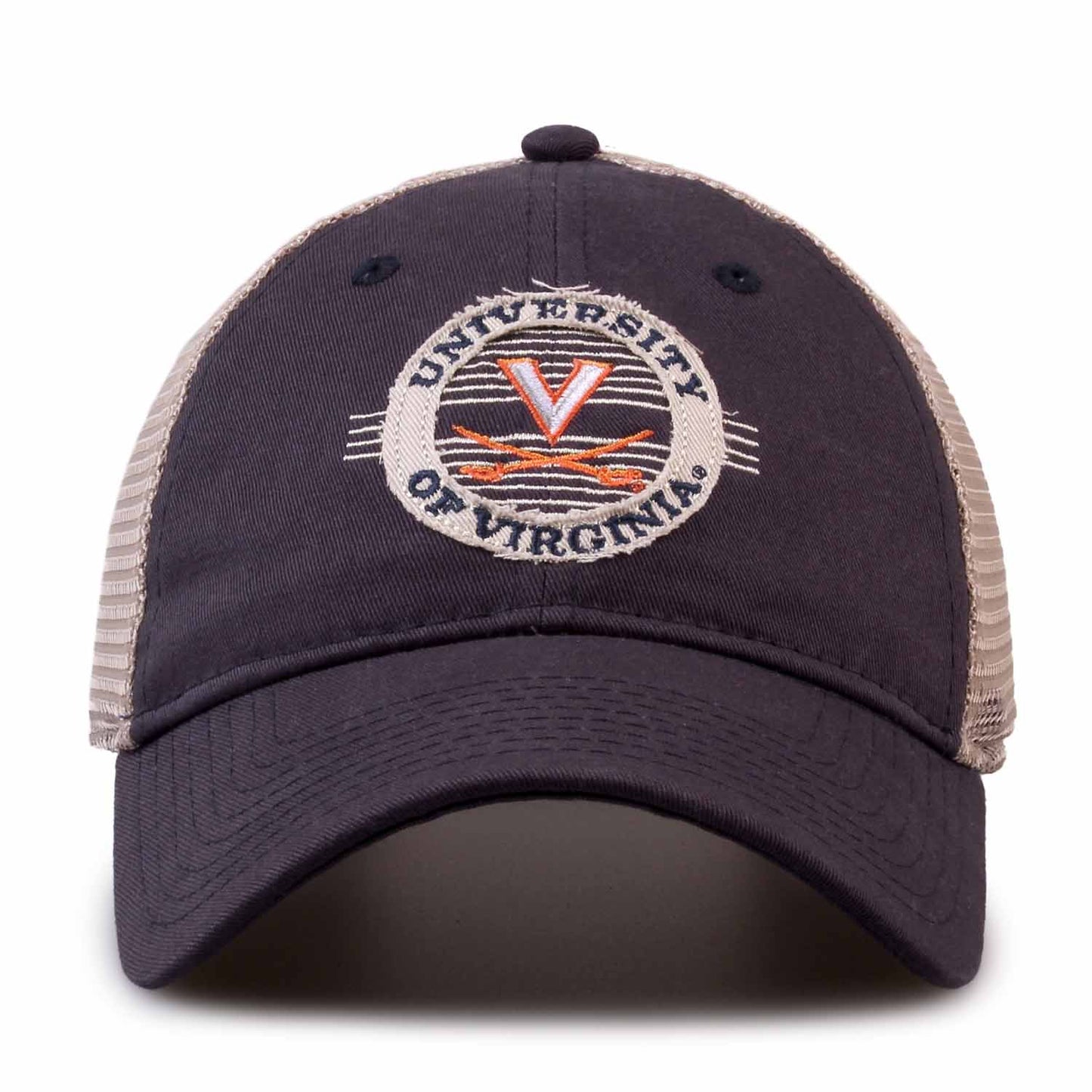 Virginia Cavaliers The Game NCAA  Patch Meshback Snapback Hat - Navy