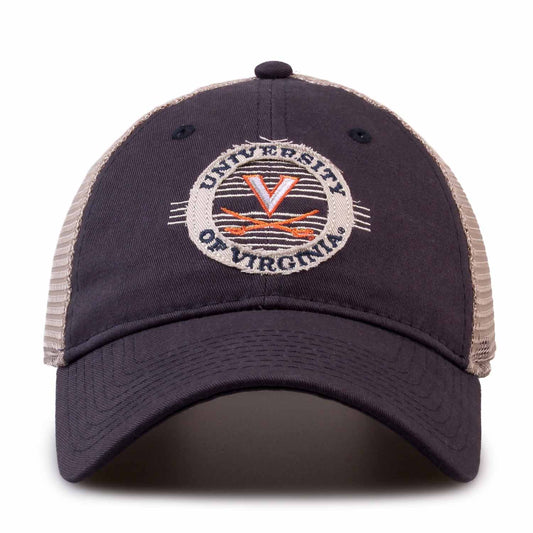 Virginia Cavaliers The Game NCAA  Patch Meshback Snapback Hat - Navy
