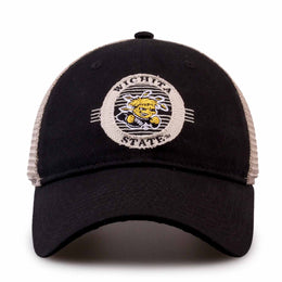 Wichita State Shockers The Game NCAA  Patch Meshback Snapback Hat - Black