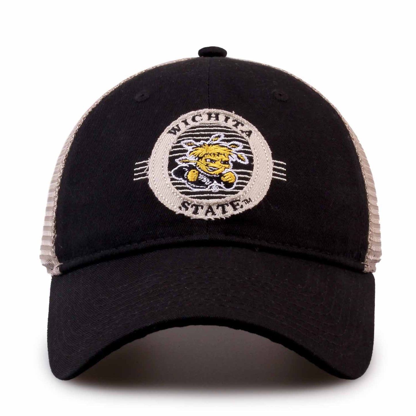 Wichita State Shockers The Game NCAA  Patch Meshback Snapback Hat - Black
