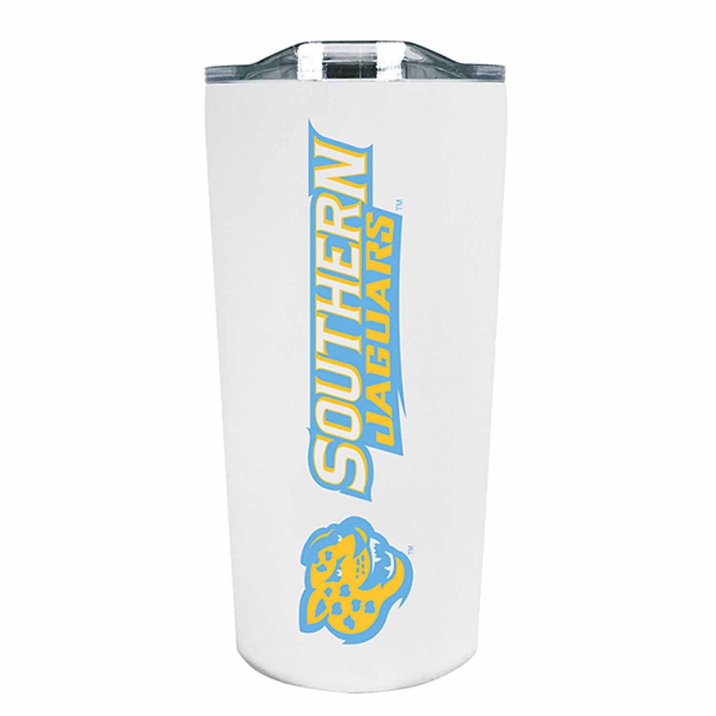 Southern University Campus Colors  NCAA Tumbler - White