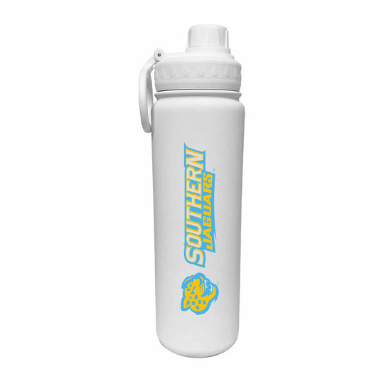 Southern University NCAA Stainless Steel Water Bottle - White