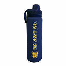 North Carolina A&T State University NCAA Stainless Steel Water Bottle - Navy