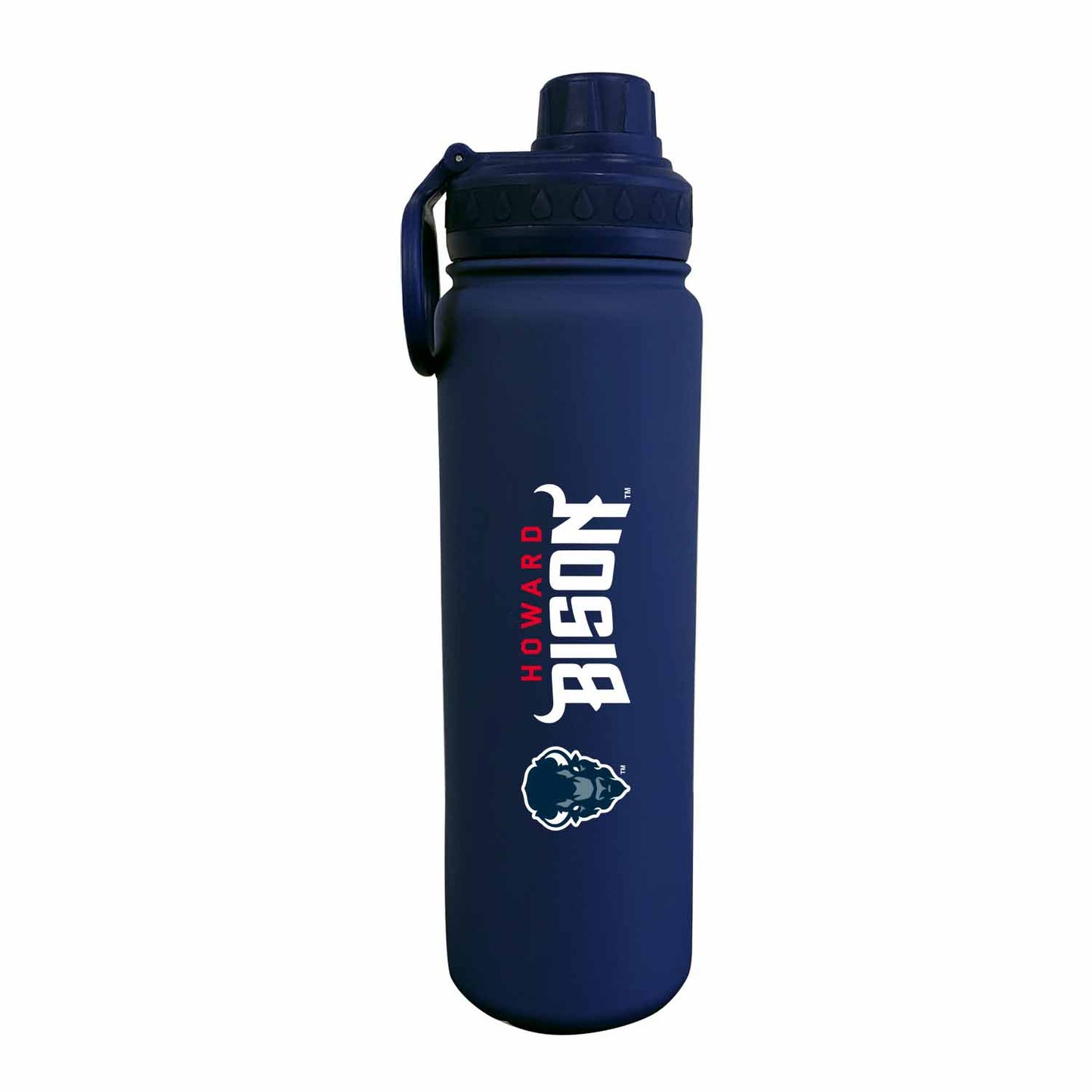 Howard University NCAA Stainless Steel Water Bottle - Navy