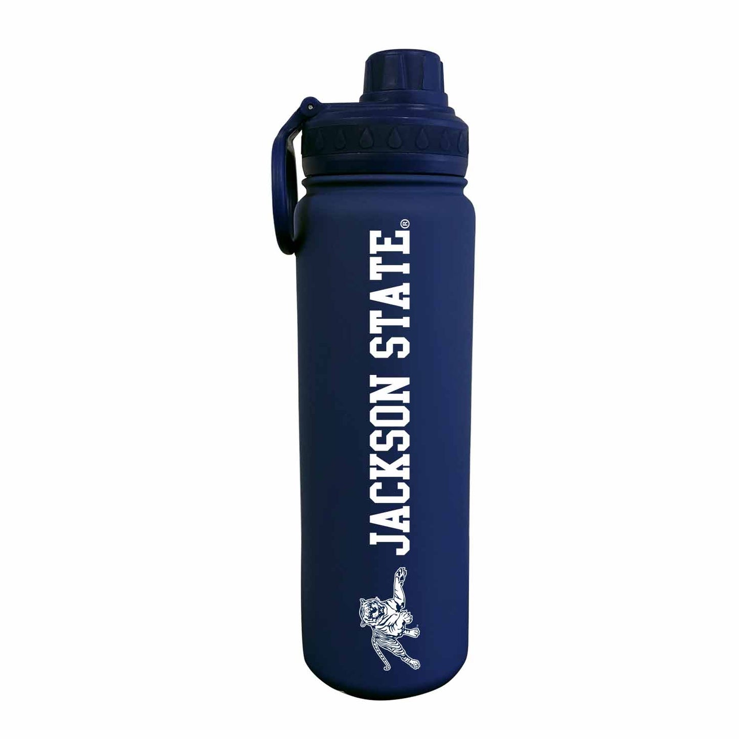 Jackson State University NCAA Stainless Steel Water Bottle - Navy